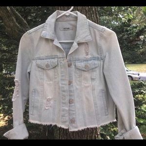 Refuge Cropped Denim Jacket